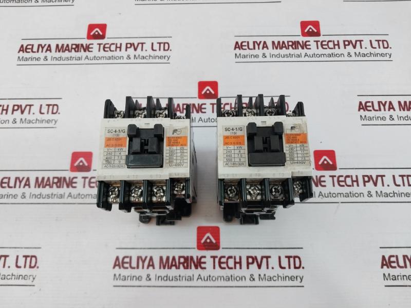 Fuji Electric Sc-4-1/G Standard Type Magnetic Contactor Motor Control, Dc 24V