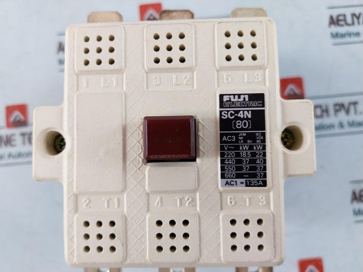 Fuji Electric Sc-4N [80] Magnetic Contactor 135A 380-450V 50/60Hz