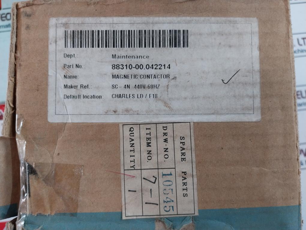 Fuji Electric Sc-4N [80] Magnetic Contactor 135A 380-450V 50/60Hz