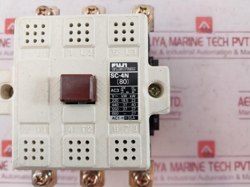 Fuji Electric Sc-4N [80] Magnetic Contactor 135A 380-450V 50/60Hz 400V