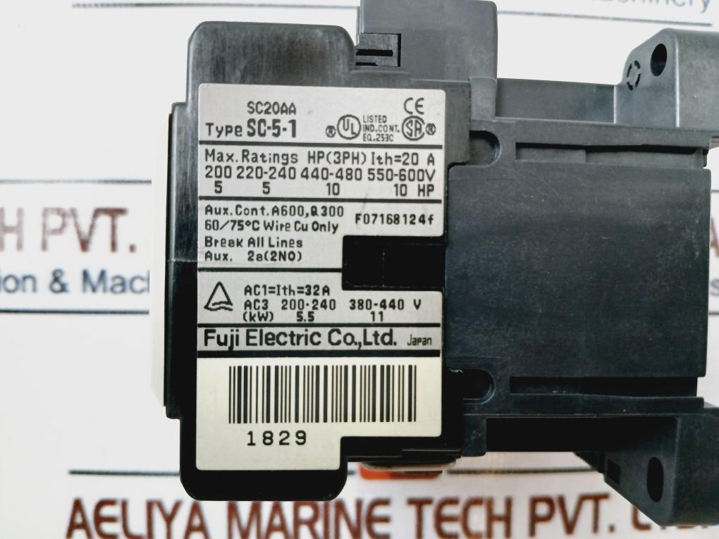 Fuji Electric Sc-5-1 [19] Magnetic Contactor 380V/440V 50/60Hz