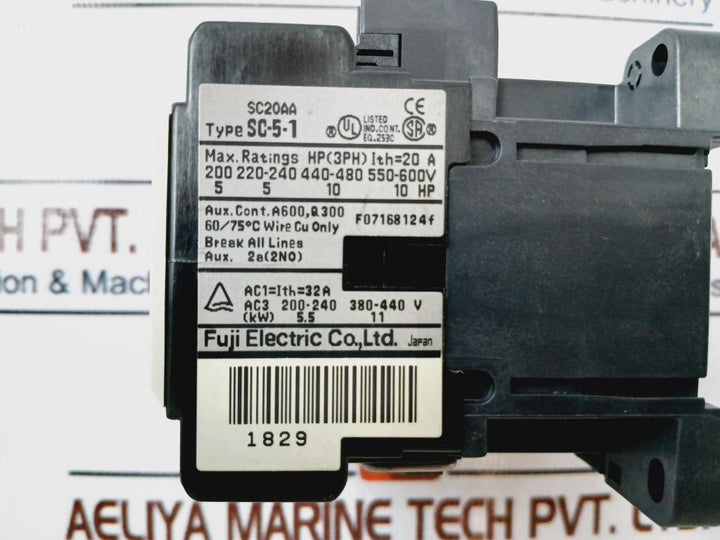Fuji Electric Sc-5-1 [19] Magnetic Contactor 380V/440V 50/60Hz