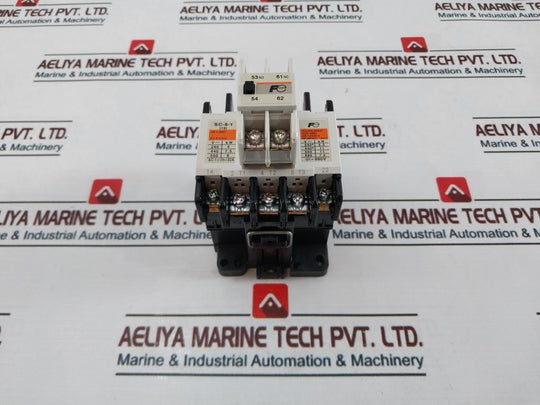 Fuji Electric Sc-5-1 [19] Magnetic Contactor With Sz-a11 Auxiliary Contact Block
