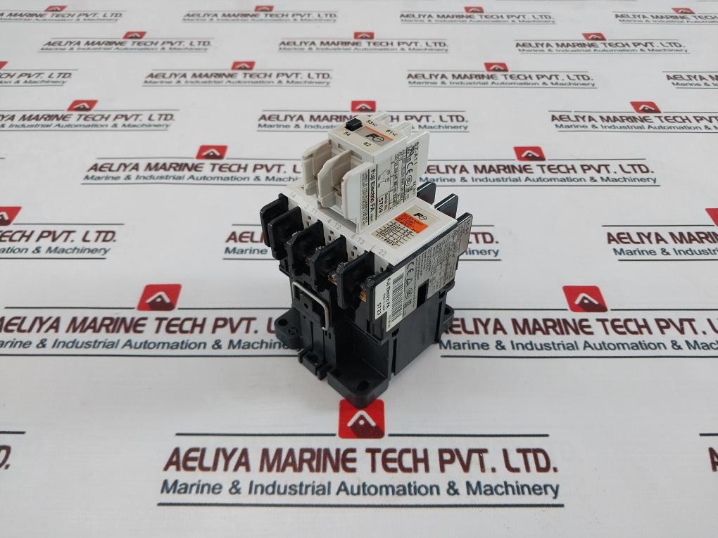 Fuji Electric Sc-5-1 [19] Magnetic Contactor With Sz-a11 Auxiliary Contact Block