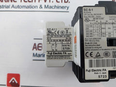 Fuji Electric Sc-5-1 [19] Magnetic Contactor With Sz-a11 Auxiliary Contact Block