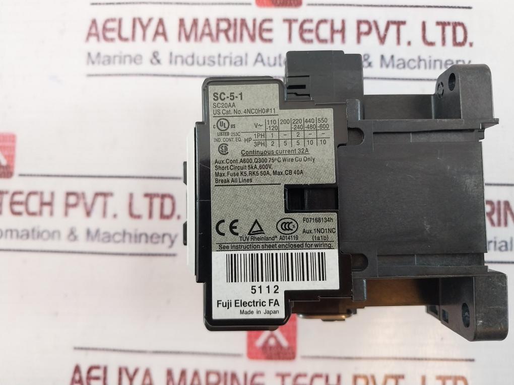Fuji Electric Sc-5-1 [19] Sc20Aa Magnetic Contactor 380V/440V 50/60Hz