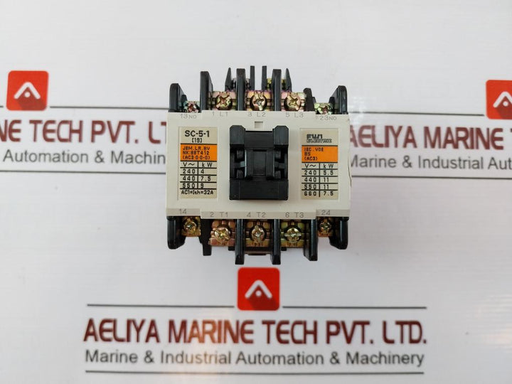 Fuji Electric Sc-5-1 Magnetic Contactor 4Nc0H0#20 380-400V 50Hz
