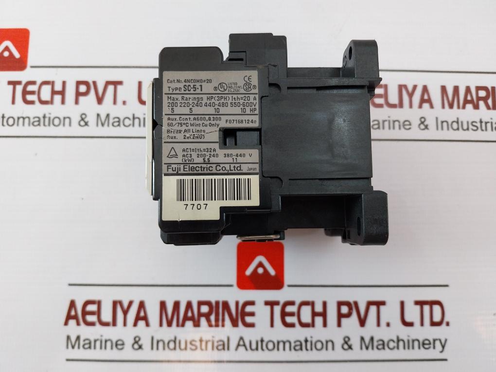 Fuji Electric Sc-5-1 Magnetic Contactor 4Nc0H0#20 380-400V 50Hz