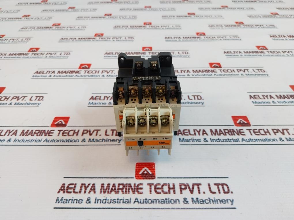 Fuji Electric Sc-5-1 Magnetic Contactor W/ Sz-a22 Contact Block