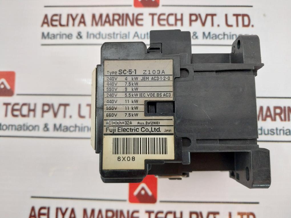 Fuji Electric Sc-5-1 Z103A Contactor 32A 100-110V 60Hz