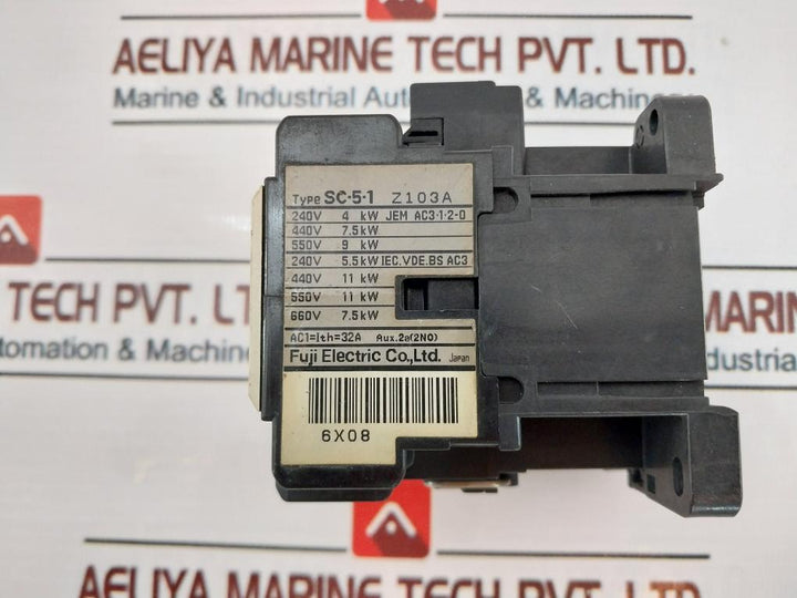 Fuji Electric Sc-5-1 Z103A Contactor 32A 100-110V 60Hz