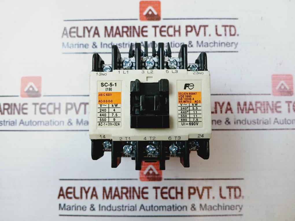 Fuji Electric SC-5-1 [19] Magnetic Contactor 50/60Hz
