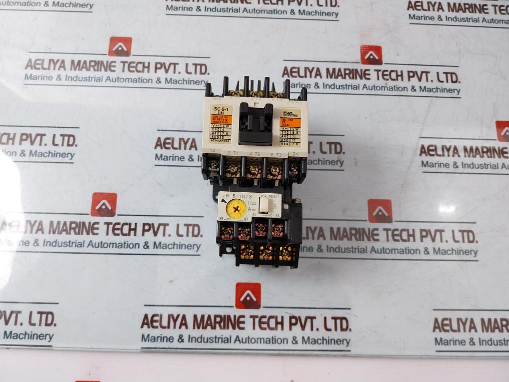Fuji Electric Sc-5-1 [19] Magnetic Contactor W/ Thermal Overload Relay Tr-5-1N/3