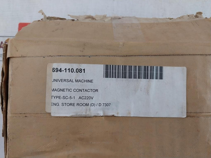 Fuji Electric Sc-5-1 [19] Magnetic Contactor 32A 3P 1No 1Nc Ac220V
