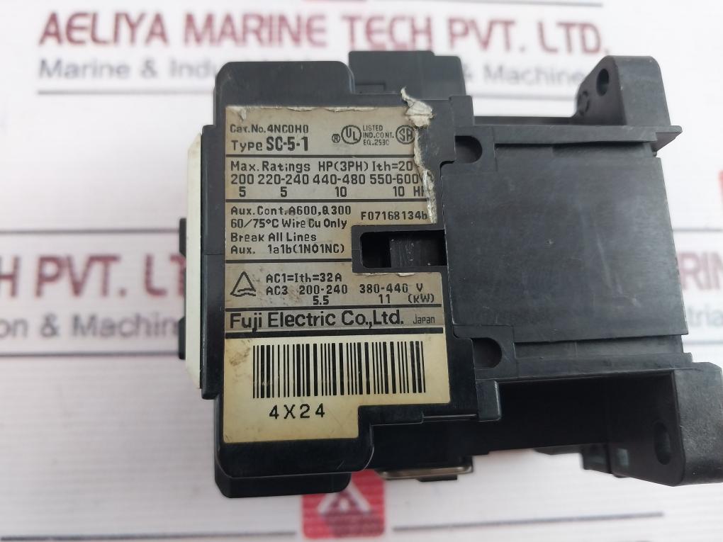 Fuji Electric Sc-5-1 [19] Magnetic Contactor 4Nc0H0 50/60Hz