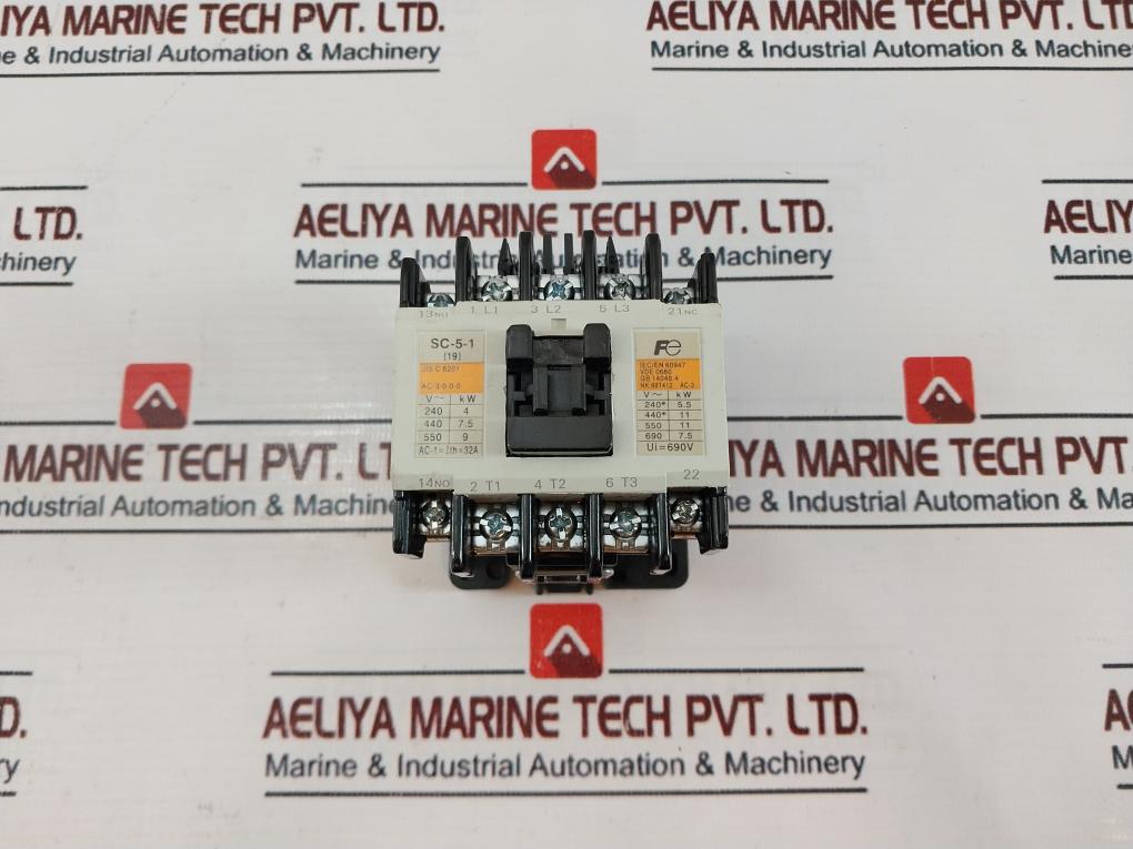 Fuji Electric Sc-5-1 [19] Sc20Aa Magnetic Contactor 200V/240V 50/60Hz