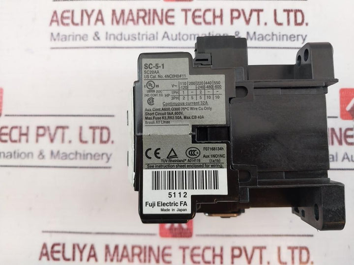 Fuji Electric Sc-5-1 [19] Sc20Aa Magnetic Contactor 200V/240V 50/60Hz