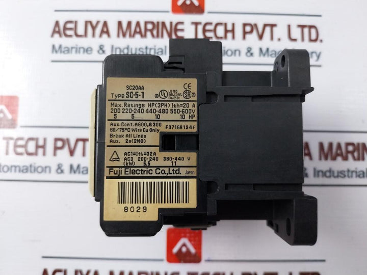 Fuji Electric Sc-5-1 [19] Magnetic Contactor 88T412 3 Phase 20A 380-440V 50/60Hz