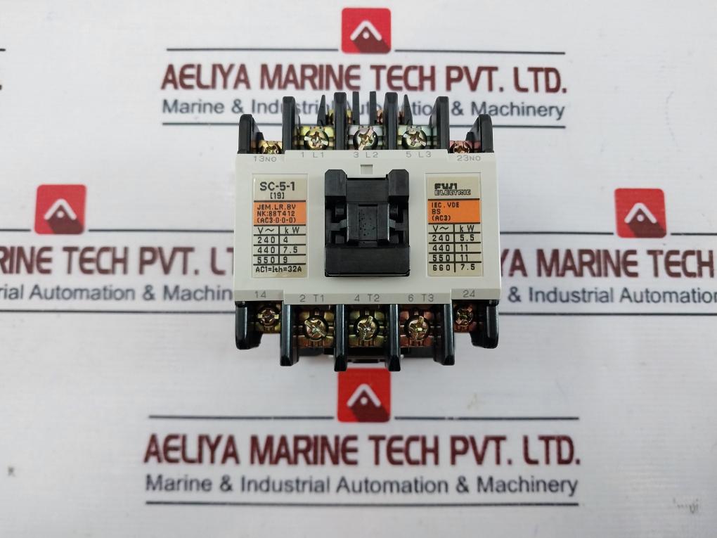 Fuji Electric Sc-5-1 [19] Magnetic Contactor 88T412 Sc-5-1 110V 60Hz