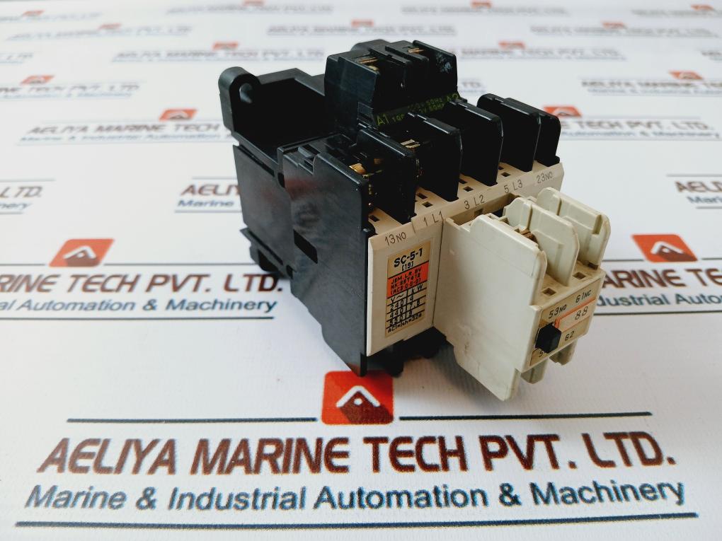 Fuji Electric Sc-5-1 [19] Contactor With Sz-a11 Auxiliary Contact Block