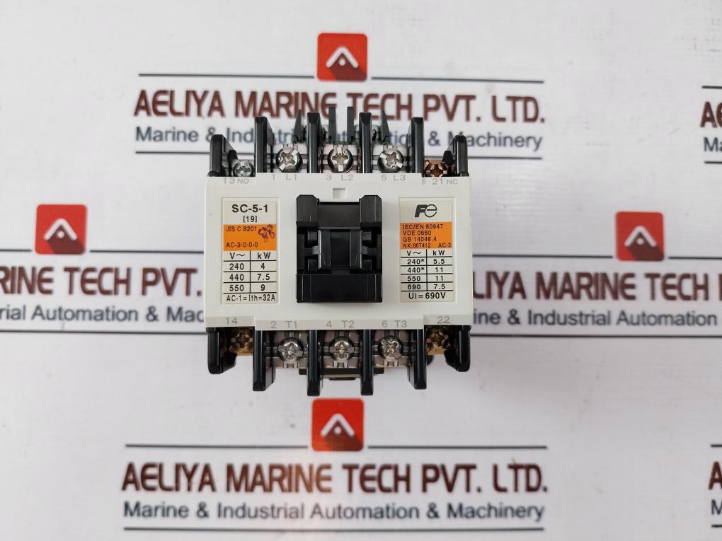 Fuji Electric Sc-5-1 [19] Magnetic Contactor 60947 690V 32A