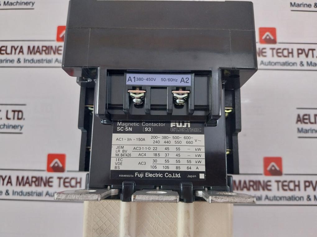 Fuji Electric SC-5N (93) Magnetic Contactor with Coil SC-5N.6N