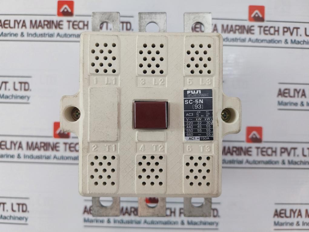 Fuji Electric SC-5N (93) Magnetic Contactor with Coil SC-5N.6N