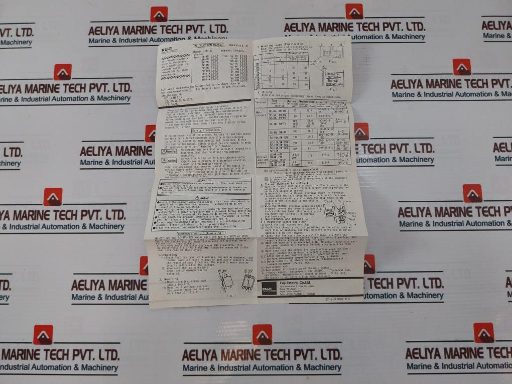 Fuji Electric SC-5N (93) Magnetic Contactor with Coil SC-5N.6N