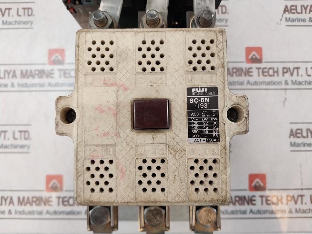 Fuji Electric Sc-5N [93] Magnetic Contactor 150A 100-127V 50/60Hz
