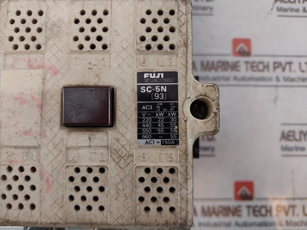 Fuji Electric Sc-5N [93] Magnetic Contactor 150A 100-127V 50/60Hz