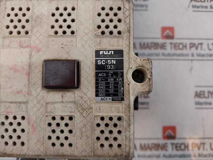 Fuji Electric Sc-5N [93] Magnetic Contactor 150A 100-127V 50/60Hz