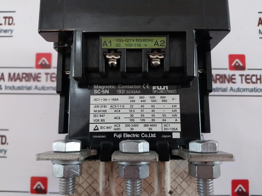 Fuji Electric SC-5N (93) Magnetic Contactor 100-127V 50/60Hz