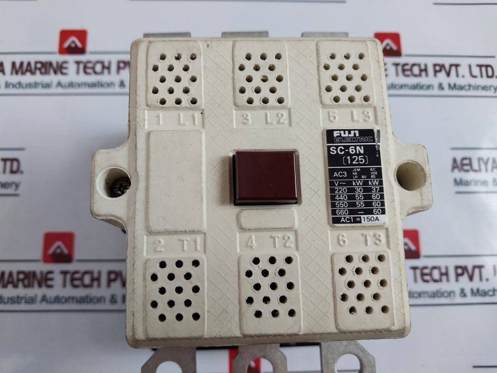 Fuji Electric Sc-6N [125] Magnetic Contactor 150A 100-127V 50/60Hz