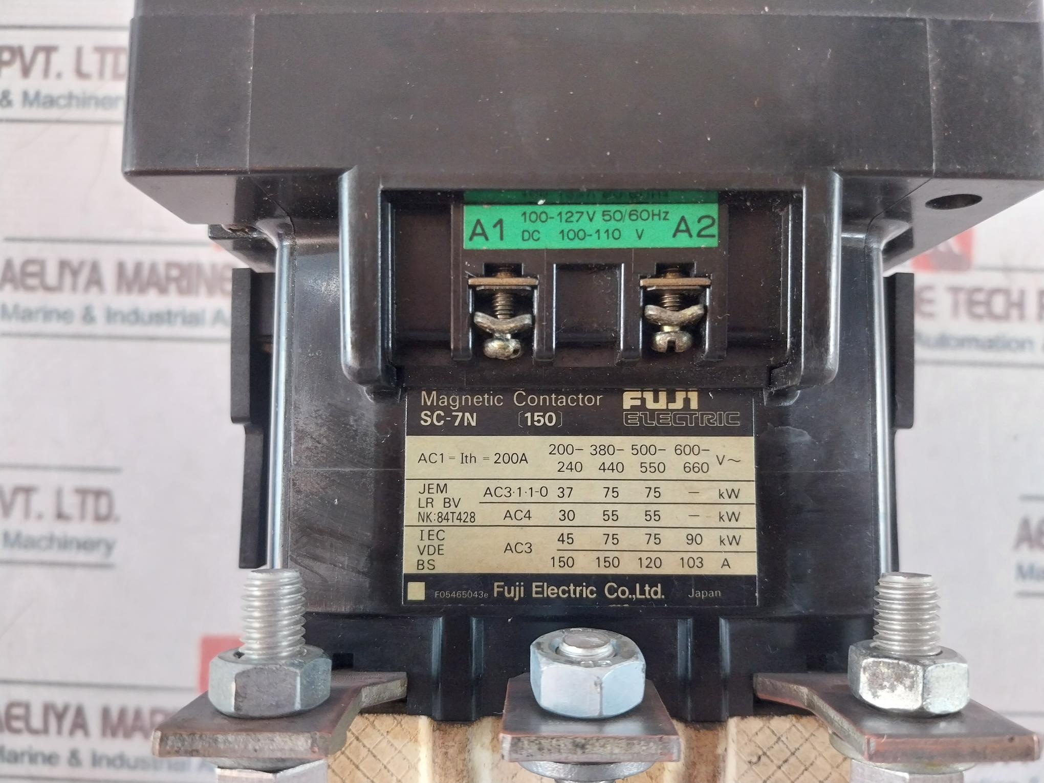Fuji Electric Sc-7N(150) Magnetic Contactor 50/60Hz