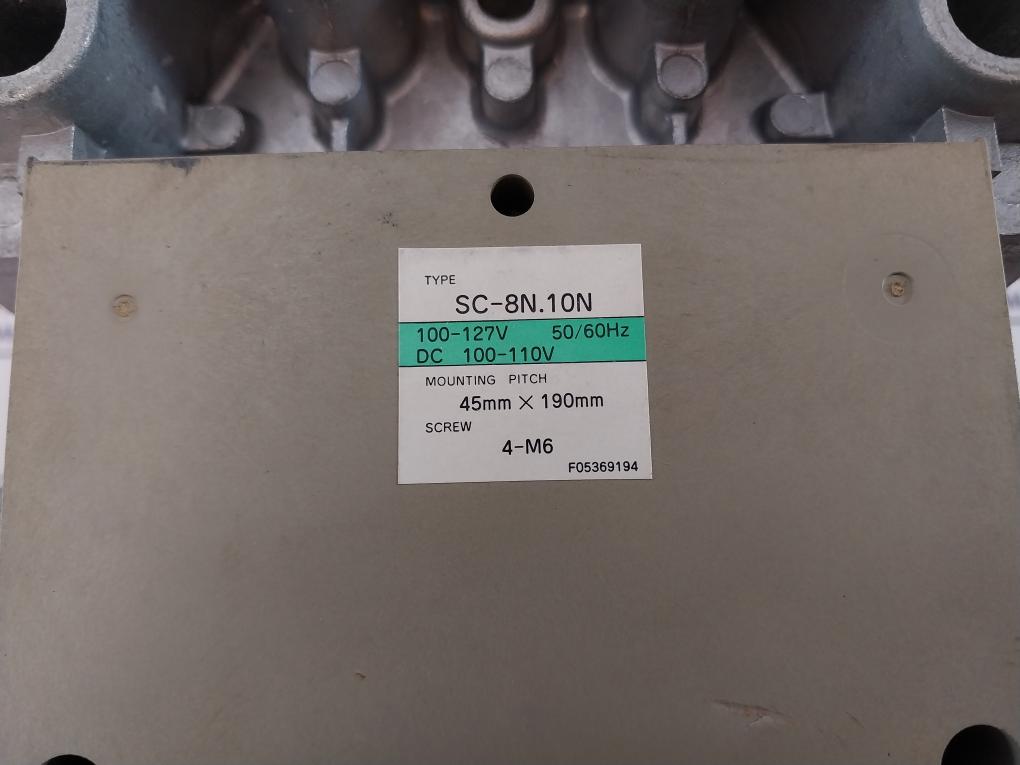 Fuji Electric Sc-8N [180] Magnetic Contactor 260A 100-127V 50/60Hz
