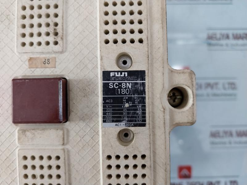 Fuji Electric Sc-8n [180] Magnetic Contactor 260a