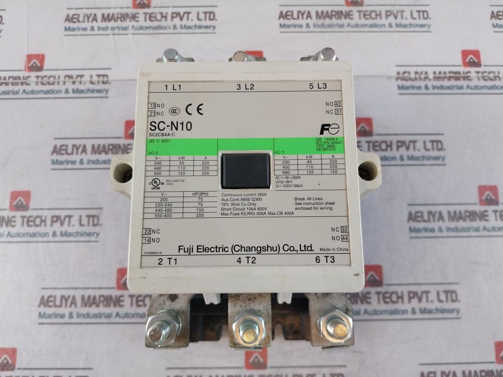 Fuji Electric Sc-n10 Magnetic Contactor Sc2Cbaa-c