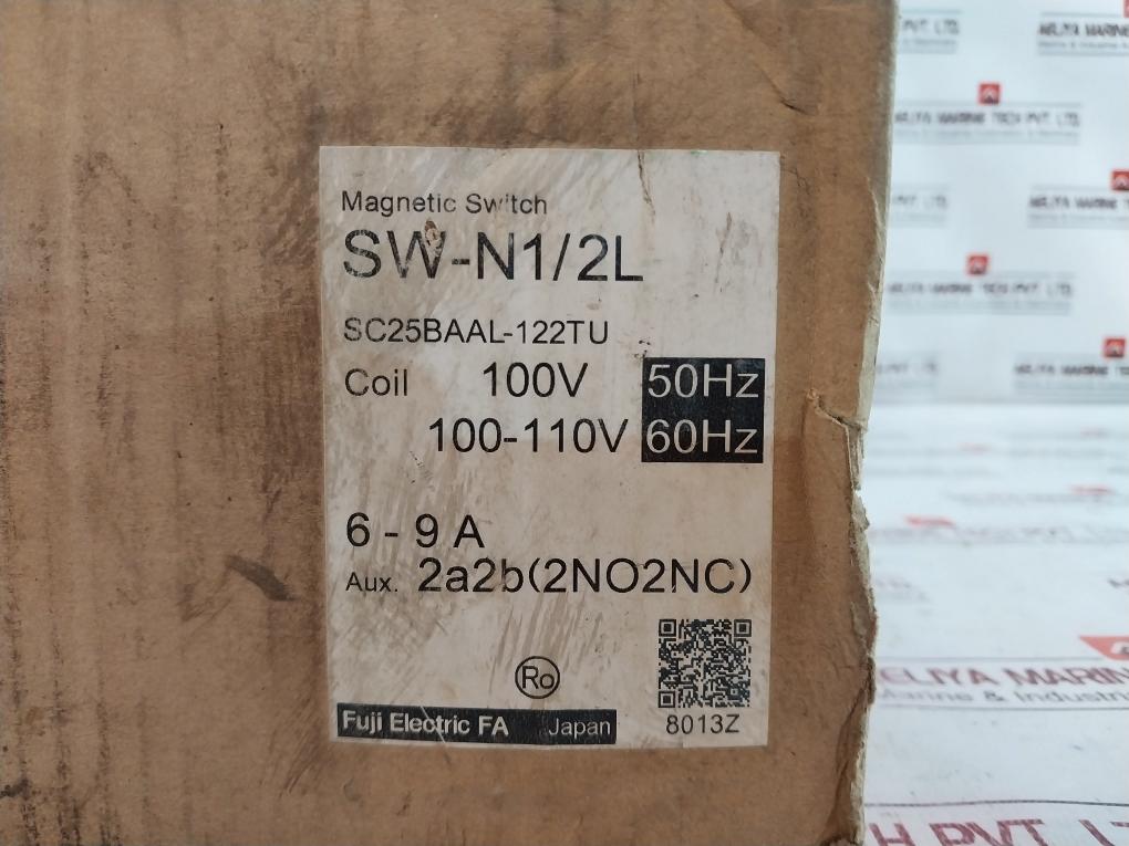 Fuji Electric Sc-n1 [26] Magnetic Switch Sc25Baa 3Nc0T 50A 1000V 690V