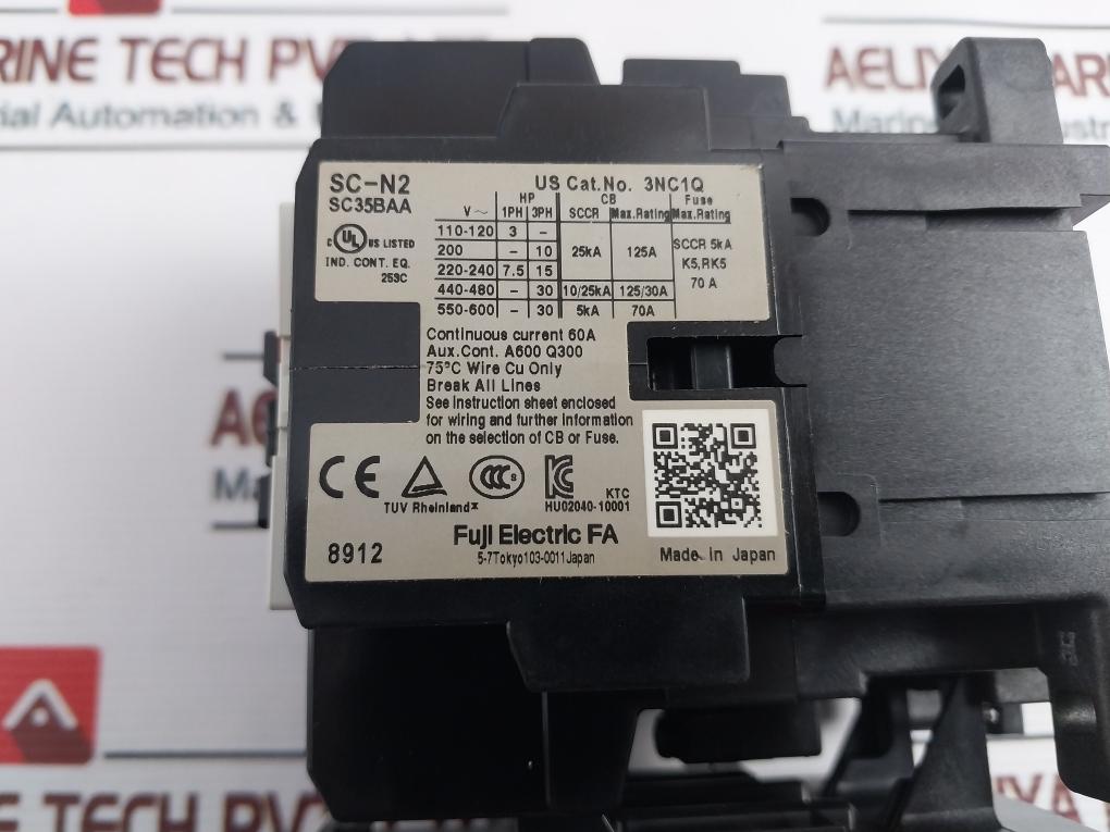 Fuji Electric Sc-n2[35] Contactor Relay Tr-n2