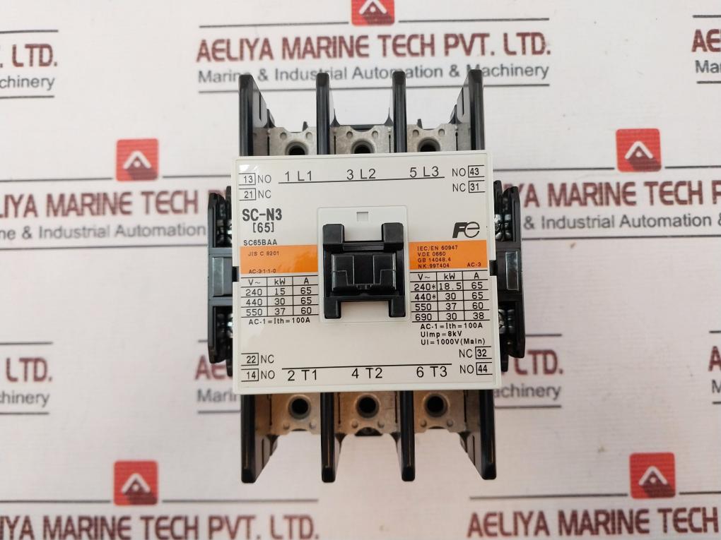 Fuji Electric Sc-n3 [65] Magnetic Contactor Ac440V 60Hz