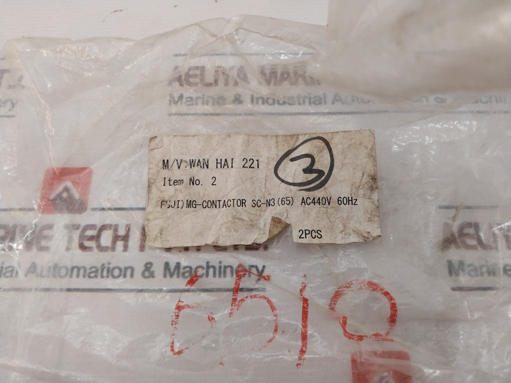 Fuji Electric Sc-n3 [65] Magnetic Contactor Ac440V 60Hz