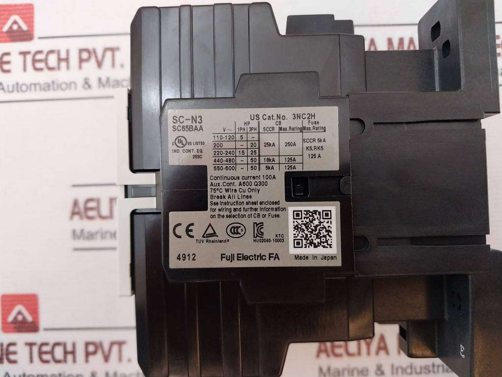 Fuji Electric Sc-n3 [65] Magnetic Contactor Ac440V 60Hz
