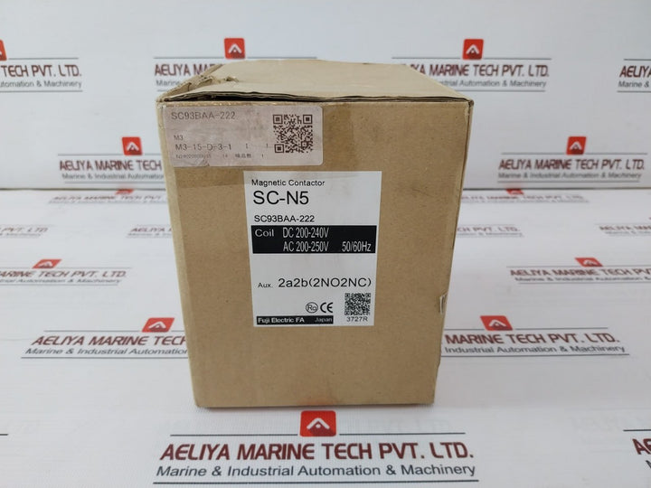 Fuji Electric Sc-n5 [93] Magnetic Contactor Dc 200-240V Ac 200-250V 50/60Hz