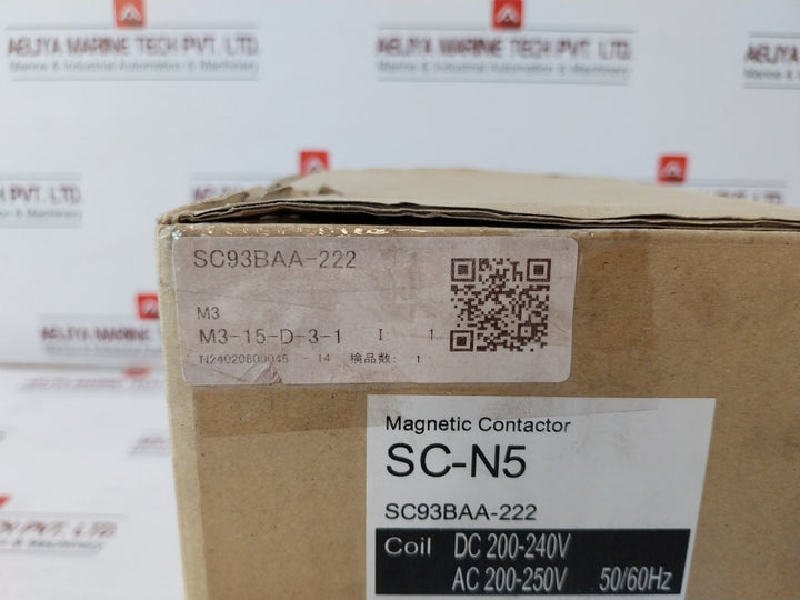Fuji Electric Sc-n5 [93] Magnetic Contactor Dc 200-240V Ac 200-250V 50/60Hz