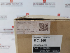 Fuji Electric Sc-n5 [93] Magnetic Contactor Dc 200-240V Ac 200-250V 50/60Hz