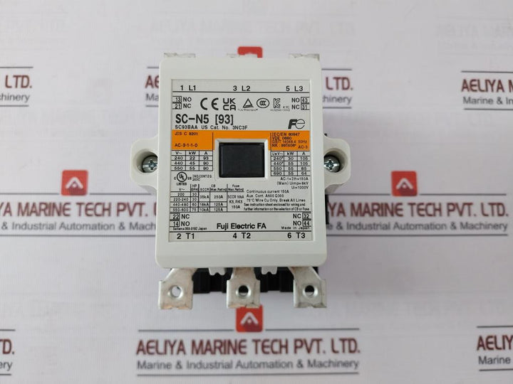 Fuji Electric Sc-n5 [93] Magnetic Contactor Dc 200-240V Ac 200-250V 50/60Hz
