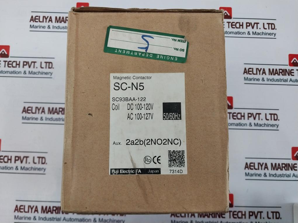 Fuji Electric Sc-n5 [93] Magnetic Contactor Sc93Baa 3Nc3F