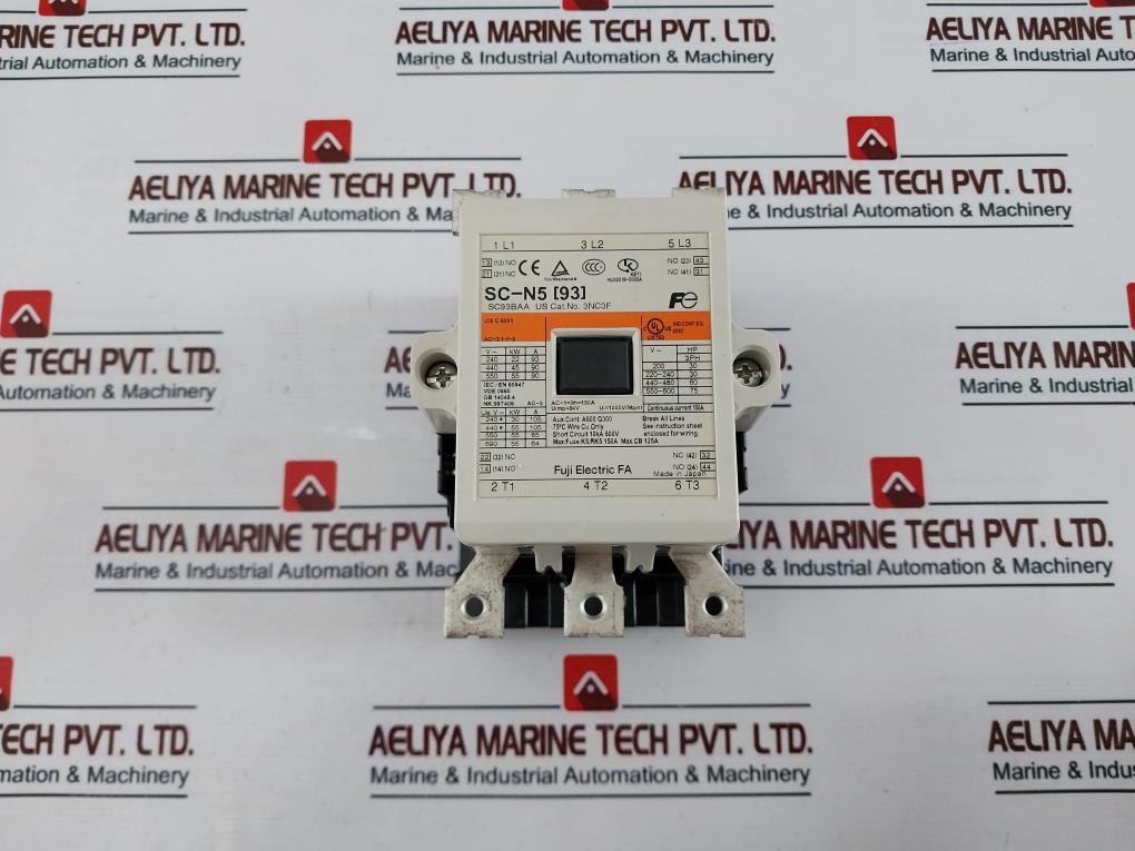 Fuji Electric Sc-n5 [93] Magnetic Contactor Sc93Baa 3Nc3F