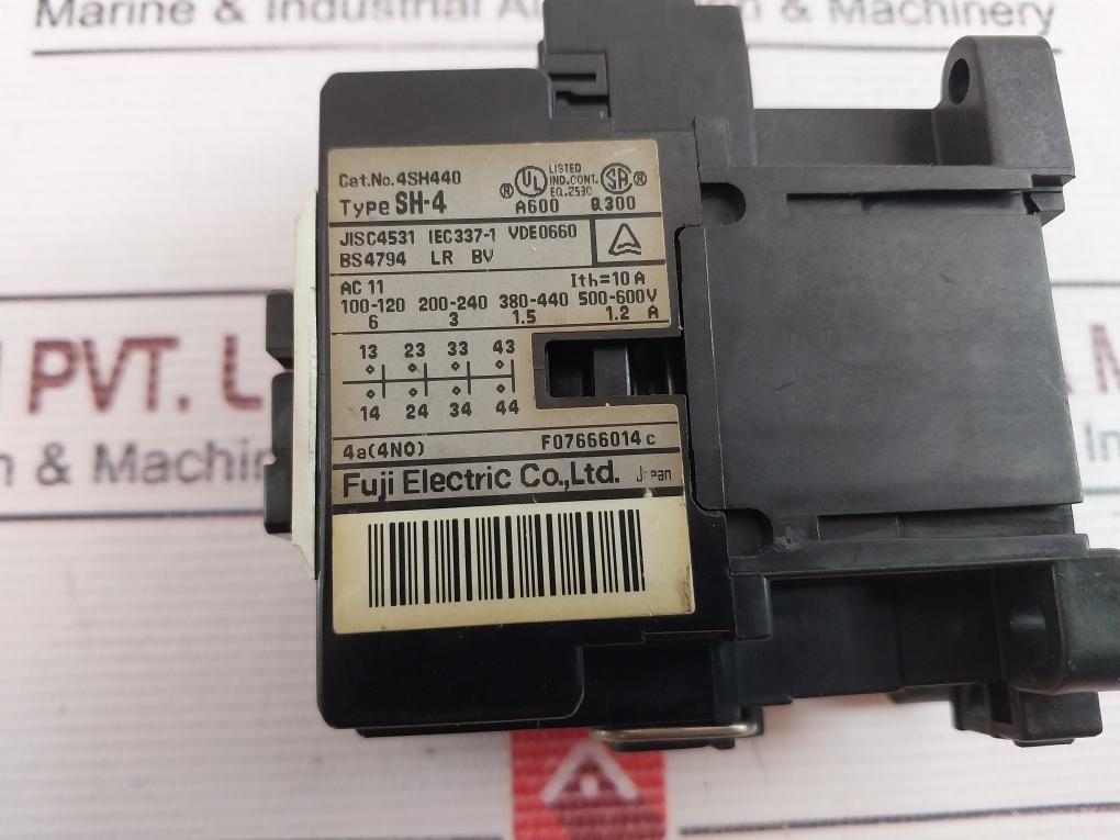 Fuji Electric Sh-4 Auxilary Contact Block 10A