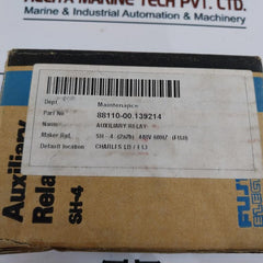 Fuji Electric Sh-4 Auxiliary Relay With Contact Block Sz-a22